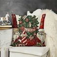 thumbnail image 2 of YINGXI Christmas Pillow Covers Christmas Throw Pillow Case Tree Truck Gift Box Cushion Case for Home Couch Sofa Bed Outdoor Decoration 18x18in, 2 of 5
