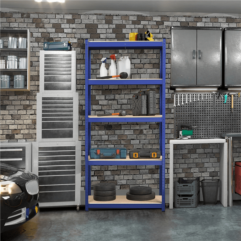Topeakmart 5-Tier Adjustable Metal Garage Storage Rack, Set of 3 Topeakmart 5-Tier Adjustable Metal Garage Storage Rack, Set of 3