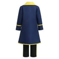 thumbnail image 6 of IBTOM CASTLE Boys Prince Charming Costume for Toddler Kid Medieval Royal Prince Jacket Pants Crown Dress Up Party Outfit 4-6 Years Blue-King, 6 of 8
