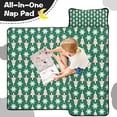 thumbnail image 4 of Green Christmas Tree and Snowflake Pattern Toddler Nap Mats for Kids Preschool,50"x20" Sleeping Mat Bag or Kids,Toddler Sleeping Bag,Toddler Nap Mat or Daycare, 4 of 6