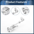 thumbnail image 4 of Unique Bargains Turbo Sound Exhaust Muffler Pipe Whistle Rear Tailpipe L Car Roar Maker Aluminum Silver Tone 1 Set, 4 of 7