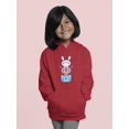 thumbnail image 2 of Bunny Deer Cat Friend Stack Hoodie Juniors -Image by Shutterstock,  Large, 2 of 4