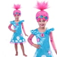thumbnail image 2 of Disfraces Para Niños Vestidos De Niñas Trolls Poppy Disfraz Para De Halloween De Carnaval Vestido De Fantasía, 2 of 3