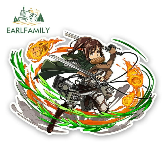 EARLFAMILY 5.1 in for Anime Caravan Car Sticker Graffiti Vinyl Car Wrap Decal Laptop Motorcycle Waterproof