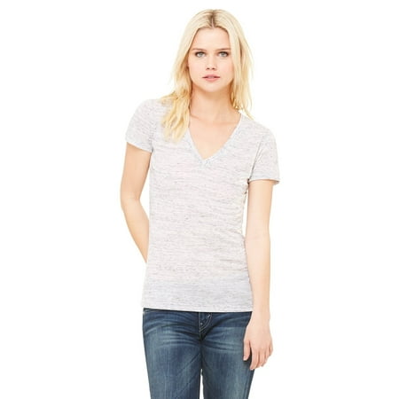 - Women's Jersey Deep V-Neck Short Sleeve T-Shirt