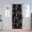 Halloween-themed-237, variant on Darkness Themed Blackout Door Curtain with Skull and Bat Pattern - Thermal Insulated Rod Pocket Linen Curtain 25x72in Halloween Door Curtain Holiday Gifts