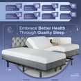 thumbnail image 3 of Celestial Aurora Adjustable Bed Base (Frame) + 10 inch Gel Memory Foam Matt (Medium), Easy Assembly, Head and Foot Lift, Zero Gravity, Memory Positions, CertiPUR-US Bed - Split King, 3 of 7