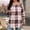 *Multicolor, variant on ClodeEU Women's Plus Size Printed Crewneck 3/4 Sleeve Top with Ruffle Trim and Smocked ,Casual Loose Blouse Red,Womens Plus XXXXXL