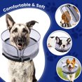 thumbnail image 3 of Fairnull Soft Fabric Inflatable Dog Cone Collar Adjustable Buckle for Pet Recovery After Surgery - Comfortable Pet Collar, 3 of 9