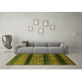 thumbnail image 3 of Ahgly Company Indoor Square Solid Green Modern Area Rugs, 8' Square, 3 of 4