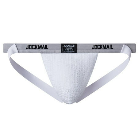 

RPVATI Men s Sexy Pouch Soft Underwear Thong Lingerie Breathable Briefs Jockstrap Letter G-String