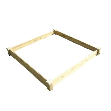 EDEN Quick Assembly Raised Garden Bed (4FT X 4FT X 5.5IN)