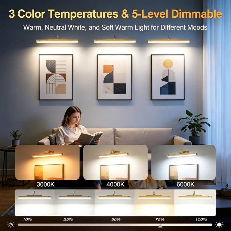 Yannovus Rechargeable Cordless Picture Light with Motion Sensor photo 4
