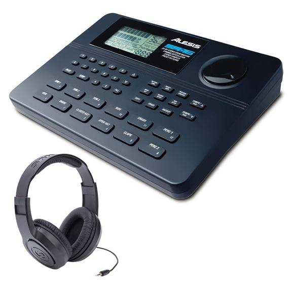 Alesis SR16 Drum Machine Bundle with Samson SR350 Headphones