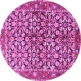 thumbnail image 1 of Ahgly Company Indoor Round Persian Pink Traditional Area Rugs, 5' Round, 1 of 4
