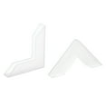 thumbnail image 1 of Unique Bargains PP Corner Protector L Shape 45x6mm for Ceramic, Glass, Metal Sheets White 36 Pack, 1 of 5