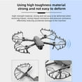 thumbnail image 4 of 4 Uds. de accesorios protectores de hélices semicerradas para tren de aterrizaje, liberación rápida, cubierta de ventilador de ala para accesorios de Soledad Guardia de hélice de drones, 4 of 10