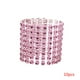 thumbnail image 5 of Advancent Servilletero de 10 Uds., 8 filas de diamantes de imitación como banda para servilletas, servilletero, decoraciones para banquetes de Mostrada Rosa, 5 of 6