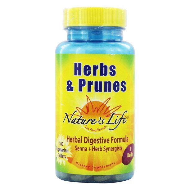 Nature's Life Herbs & Prunes Herbal Digestive Formula 100