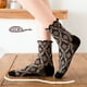 thumbnail image 2 of Calcetines de mujer de primavera y otoño hasta la mitad de la pantorrilla, calcetines de mujer con orejas de madera rizadas, calcetines de algodón sueltos, estilo étnico retro con diamantes, 2 of 5
