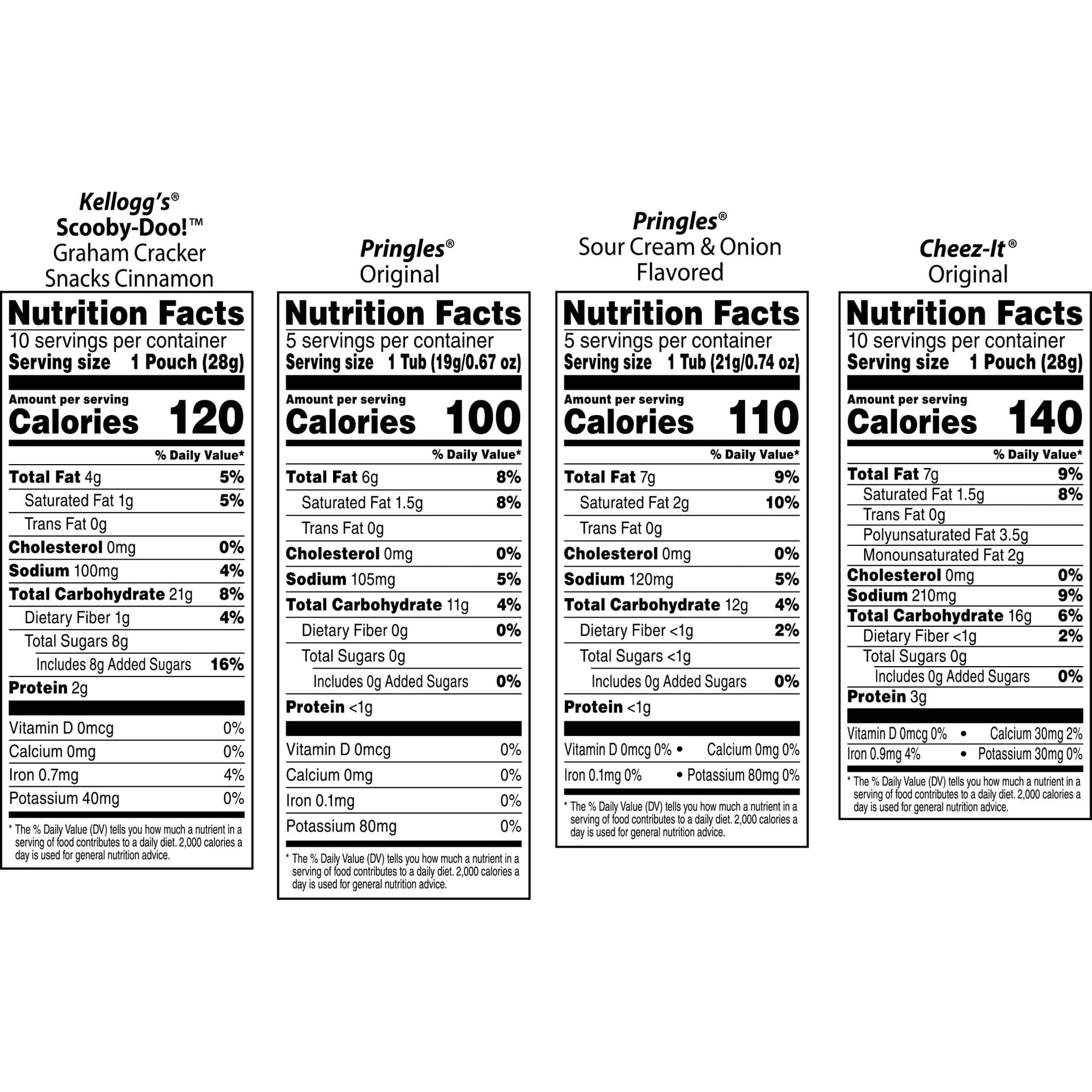 Kellogg's Variety Pack Lunch Box Snacks, Afternoon Snacks, 30 Count ( 2 Box )