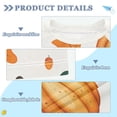 thumbnail image 2 of FORMRS Boys Rash Guard Short Sleeves Swim Shirt Quick Dry UPF 50+ Sun Protection, Sizes 3-12T, Pumpkins Pattern, 2 of 6