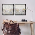 thumbnail image 3 of Stupell Industries Subtle Neutral Abstraction Abstract Painting Black Floater Framed Canvas Art Print Wall Art, 25 x 25, Set of 2, 3 of 10