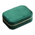 thumbnail image 1 of Caja de almacenamiento de joyas Organizador de pendientes Chic Múltiples compartimentos Vitrina de joyería de gran capacidad Vitrina de joyería para verde, 1 of 8