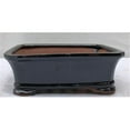 thumbnail image 1 of Ceramic Bonsai Pot, Black - Rectangle, 1 of 1