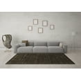 thumbnail image 3 of Ahgly Company Indoor Round Abstract Brown Contemporary Area Rugs, 6' Round, 3 of 4