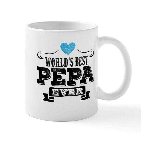 CafePress - World's Best Pepa Ever Mugs - 11 oz Ceramic Mug - Novelty Coffee Tea Cup