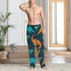 thumbnail image 2 of Balery Hand Drawn Seamless Pantalones de pijama para hombre, pijama ultraligero, pantalón de descanso-X-Large, 2 of 6
