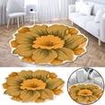 thumbnail image 2 of 3D Shaped Peony Blooming Flower Mat Cute Summer Doormat Coir Quick Drying, Machine Washable Entryway Rug Entry Way Rugs Indoor for Outside Patio Floor Entry Porch Garage Office, 24x24IN, 2 of 6