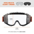 thumbnail image 6 of Ergodyne Clear Lens Gray Otg Safety Goggles Neoprene Strap, 6 of 6