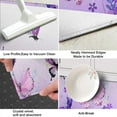 thumbnail image 3 of Urple Butterfly Flower Pattern Kitchen Rug Mat,Kitchen Runner Rugs Non Skid Washable,Decorative Kitchen Floor Mats for Kitchen,Sink,Laundry,17"X47", 3 of 5