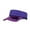 Purple, variant on Women's Solid Color Baseball Visor Cap: Fashion Topless Transparent Sun Hat, Hats for Women