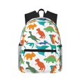 thumbnail image 1 of Easygdp Colorful Dinosaur Mochila Casual para Portátil, Mochila para Escuela, Viajes, Negocios, 1 of 6