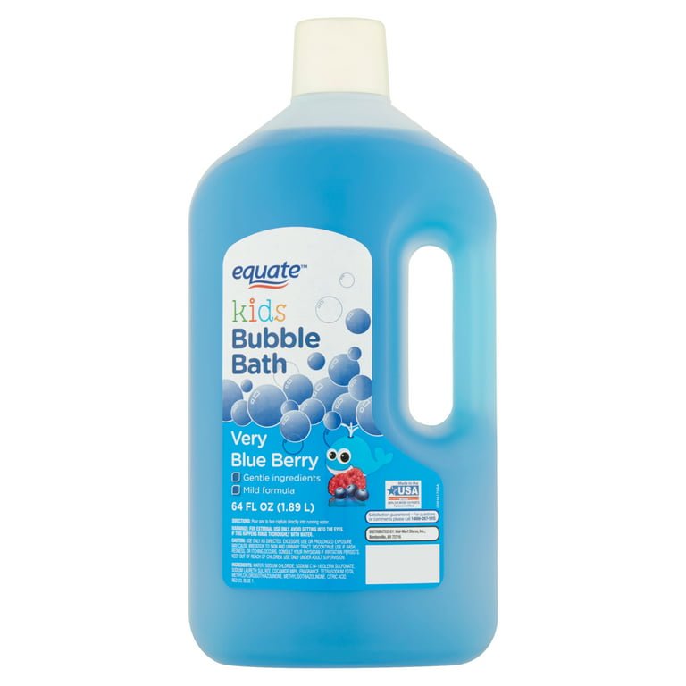 Equate Kids Bubble Bath, Bubble Gum Scent, 64 fl oz Ingredients and Reviews