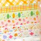 thumbnail image 3 of Juego de 6 rollos de cinta washi de papel de aluminio dorado con dibujos animados de estilo rústico, Irfora Cinta, 3 of 7
