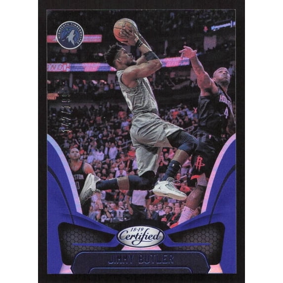 2018-19 Panini Certified Jimmy Butler Blue #131 SN Minnesota ...