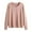 Pink, variant on Wang6 Plus Size Cardigan Sweaters for Women Causal Black Open Front Button Long Sleeve Lightweight Knit Sweater Trendy Fall Crew Neck Solid Knitted Tops Outerwear Khaki XL