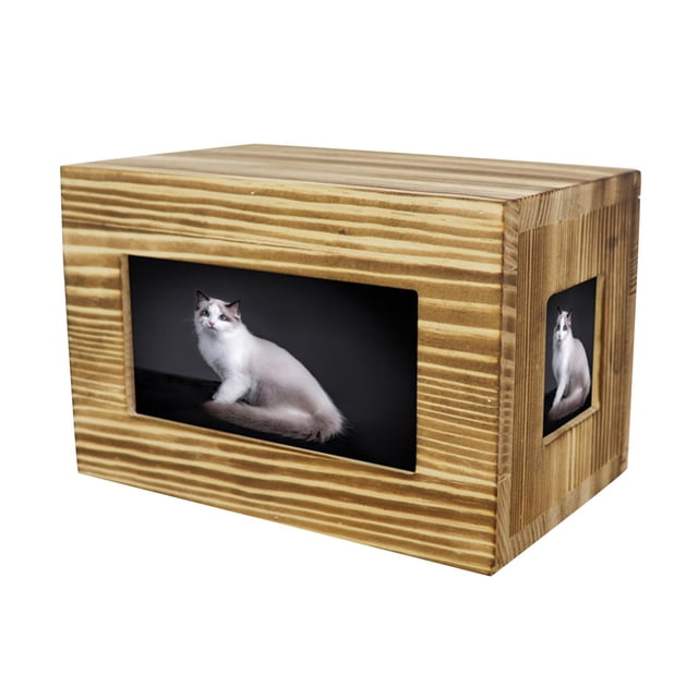 Caja de madera para mascotas de cremación Yuyangstore Urnas de cremación para cenizas de mascotas