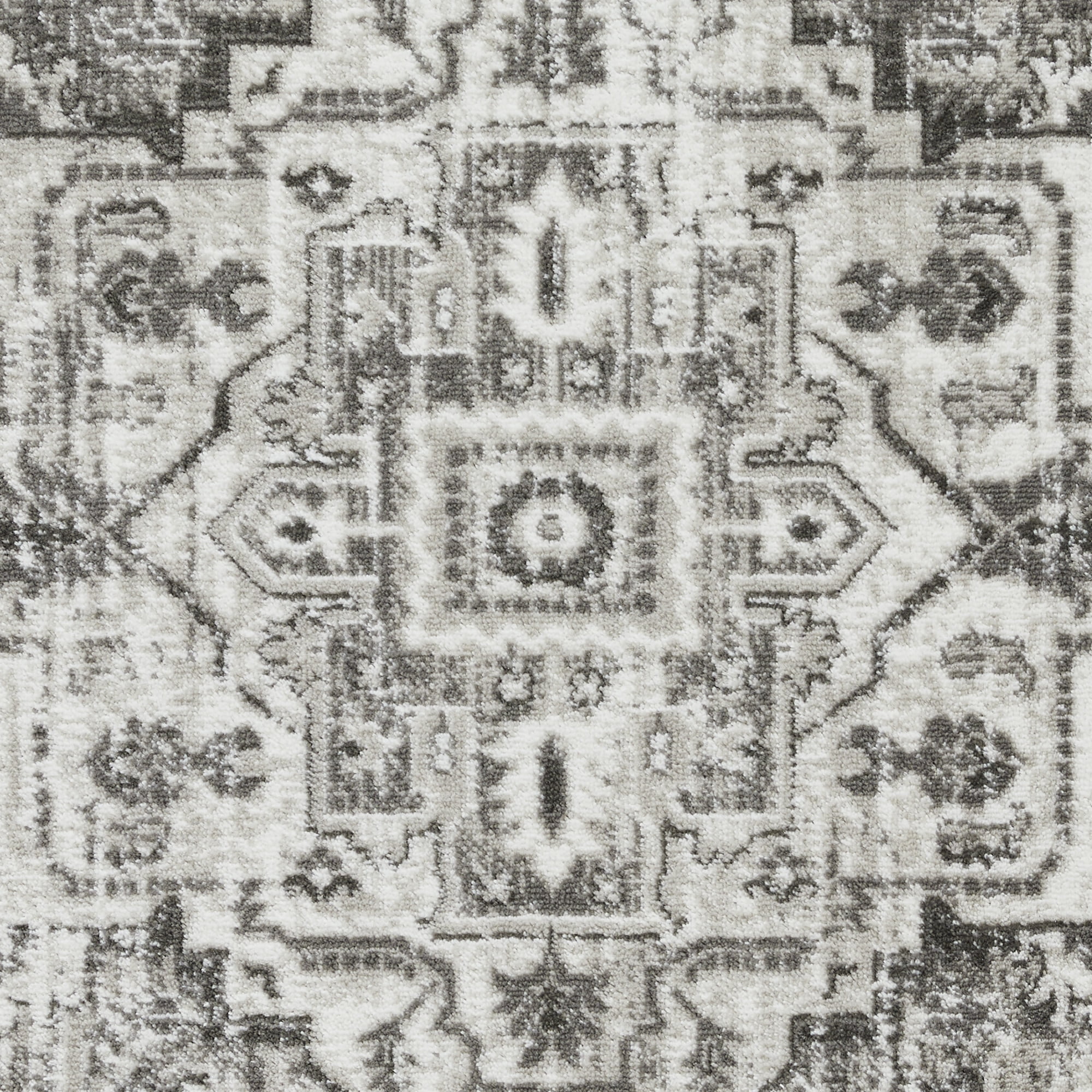Loomaknoti Rhane Alemern 4' x 6' Gray Oriental Indoor Area Rug