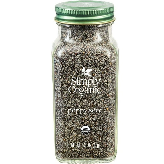 (Pack of 6), Simply Organic Whole Poppy Seeds, 3.38 oz