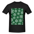 thumbnail image 4 of Bingfone Christmas Pattern At Buffalo Plaid Men'S Loose Fit Short-Sleeve Pocket T-Shirt, 4 of 7