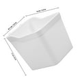 thumbnail image 2 of HINTRMENT 6Pcs Peg Board Tool Organizer in White ABS for Office and Kitchen Use, 2 of 8