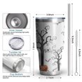 thumbnail image 6 of 30oz Halloween Night Scene Pattern Tumblers Stainless Steel Tumbler with Lid and Straw,Vacuum Insulated Double Wall Travel Tumbler Cups Mug with Cleaning Brush for Coffee,Tea, 6 of 7