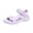 Light Purple_015, variant on Women's Solid Color EVA Sport Sandals, breathable adjustable hook-and-loop flat sandals, comfy non-slip slides for casual outdoor and daily wear. Beige 5.5（EU-36）
