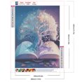 thumbnail image 2 of Pintura de diamante 5D DIY, libros de taladro redondos completos, árbol de Kit de decoración, 30x40cm, 2 of 9