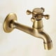 thumbnail image 1 of Grifo de lavabo de cobre, grifo de lavabo de cobre, grifo vintage de agua fría de un solo mango, grifo vintage de cobre montado en la pared elaborado con cuidado, 1 of 12